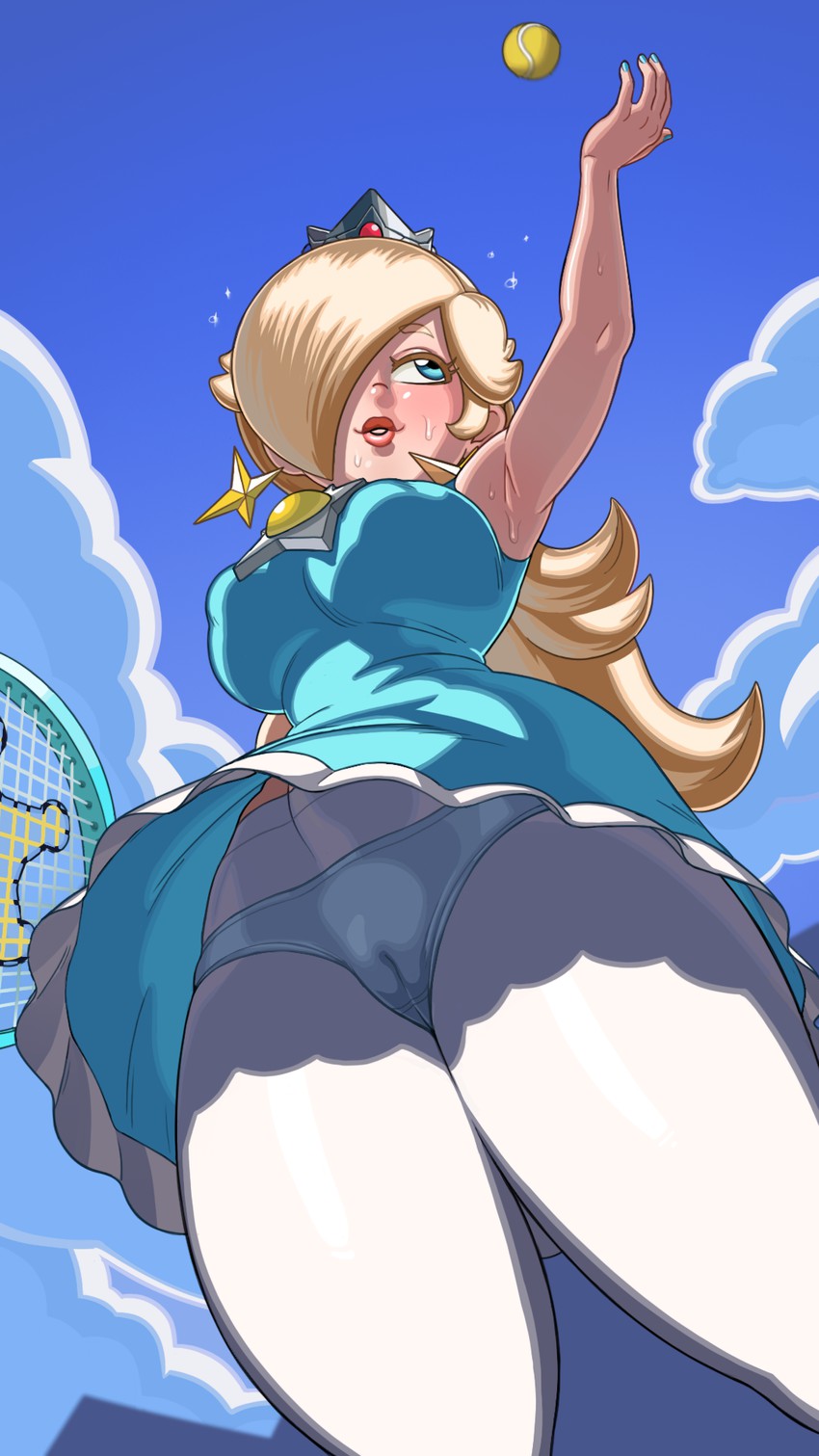 rosalina (mario and 2 more) drawn by hard-degenerate