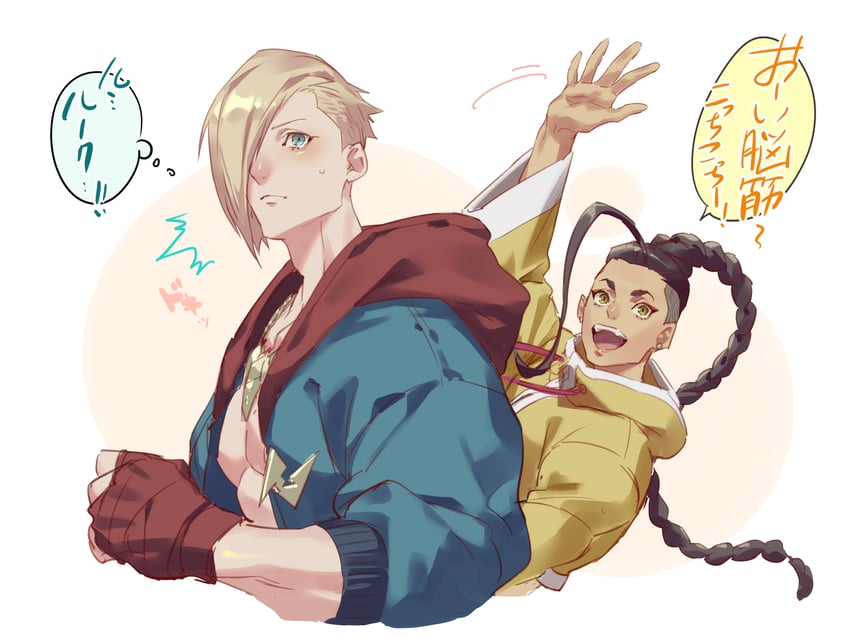 jamie siu and ed (street fighter and 1 more) drawn by talgi