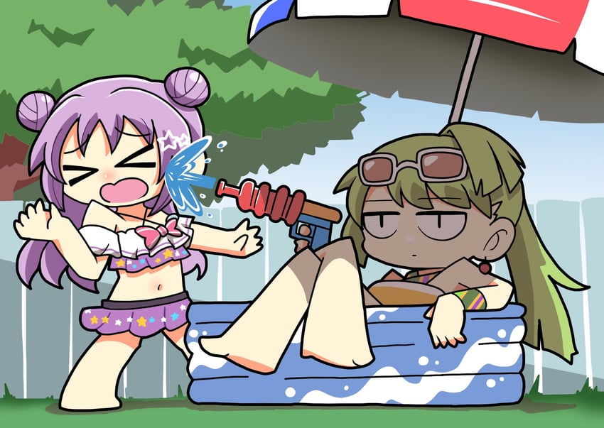 alina gray and misono karin (mahou shoujo madoka magica and 1 more) drawn by saigokudou