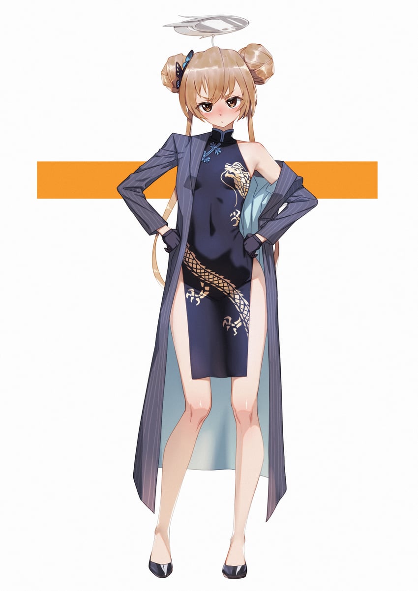 kisaki and aisaka taiga (blue archive and 1 more) drawn by qingmingtongzi
