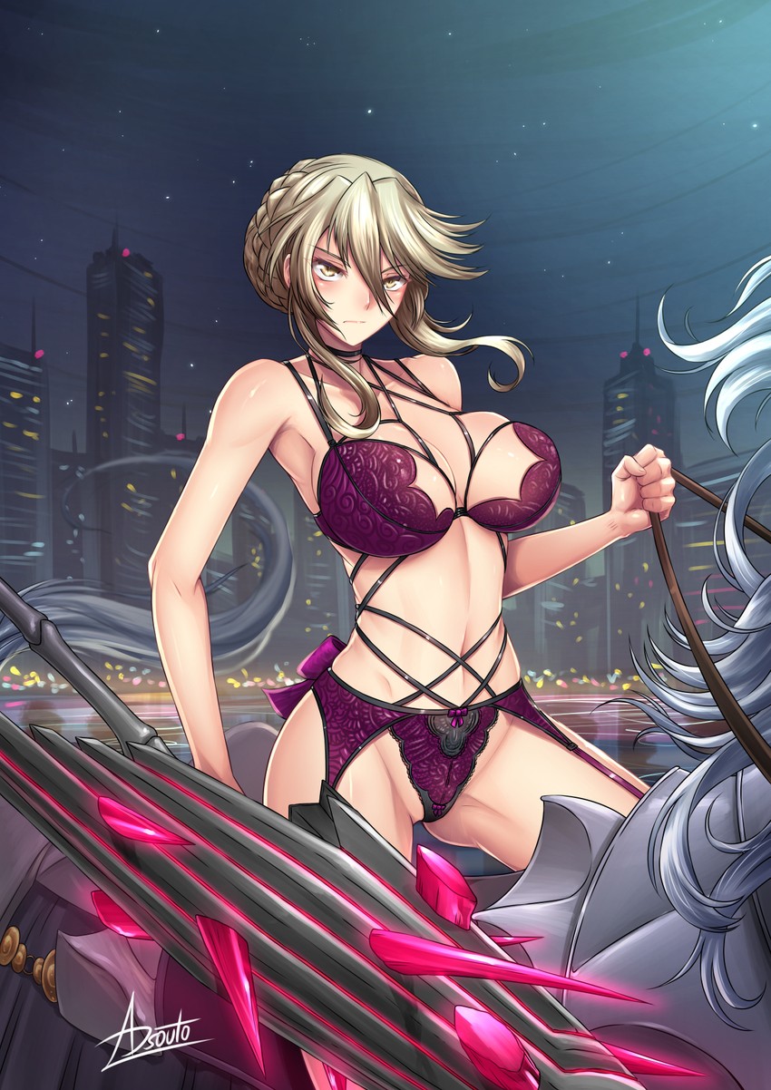 artoria pendragon (fate and 1 more) drawn by adsouto