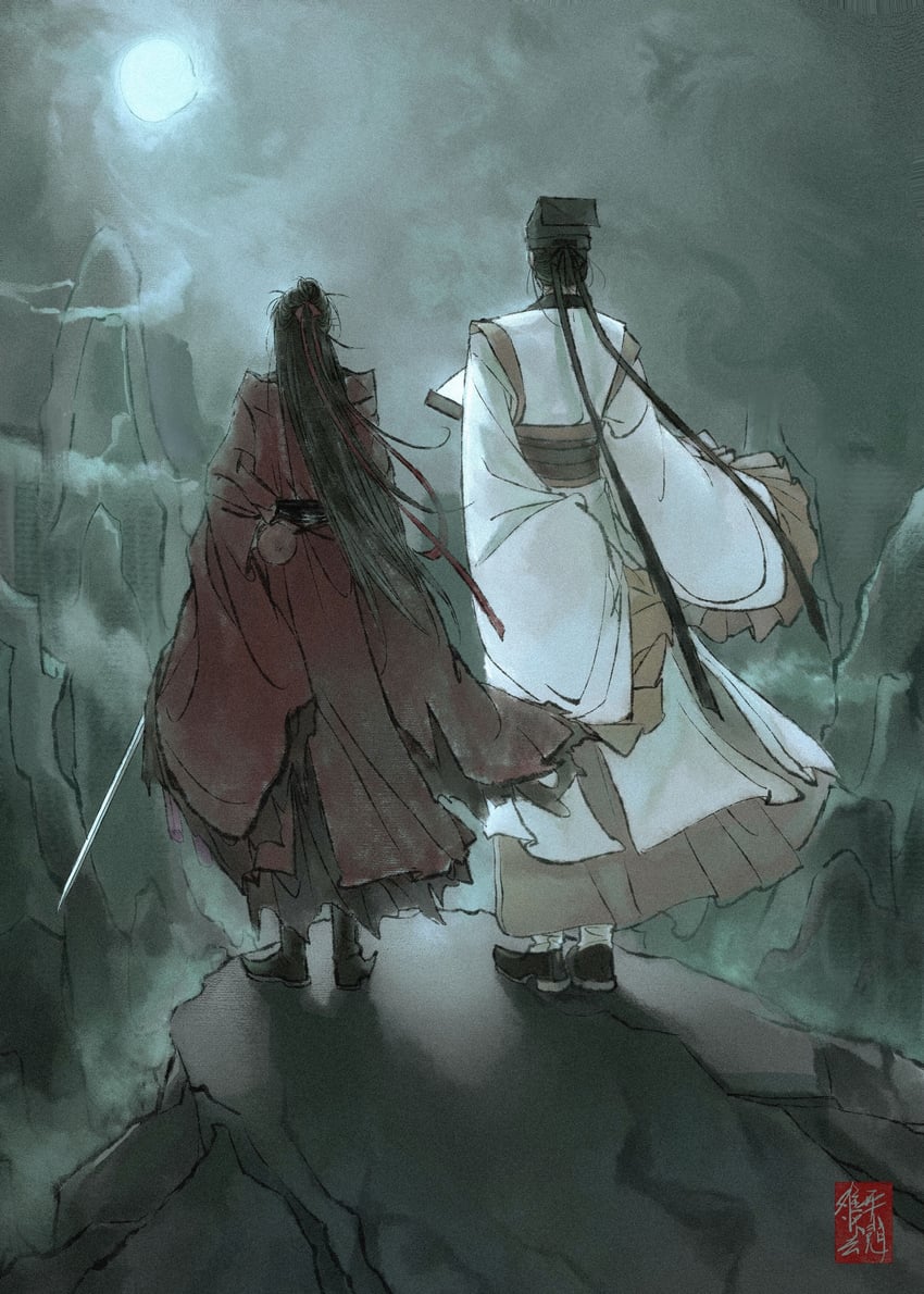 li huowang and zhuge yuan (dao gui yi xian) drawn by chumo-qulingxiao
