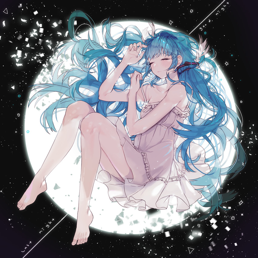 hatsune miku (vocaloid and 1 more) drawn by utut