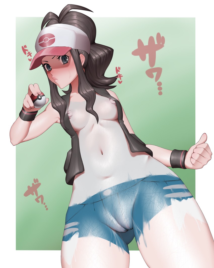 hilda (pokemon and 1 more) drawn by yesman_(cvbnyesman)