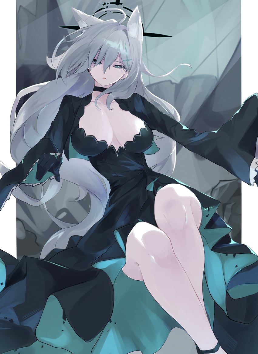 shiroko and shiroko terror (blue archive) drawn by chankuro