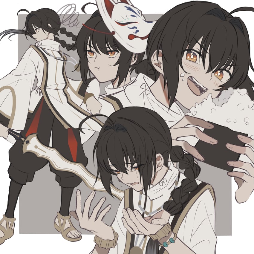 yamato takeru (fate and 1 more) drawn by roll_(rollcake0110)