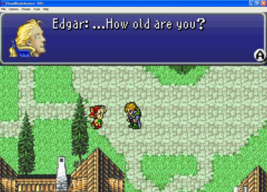relm arrowny and edgar roni figaro (final fantasy and 1 more)