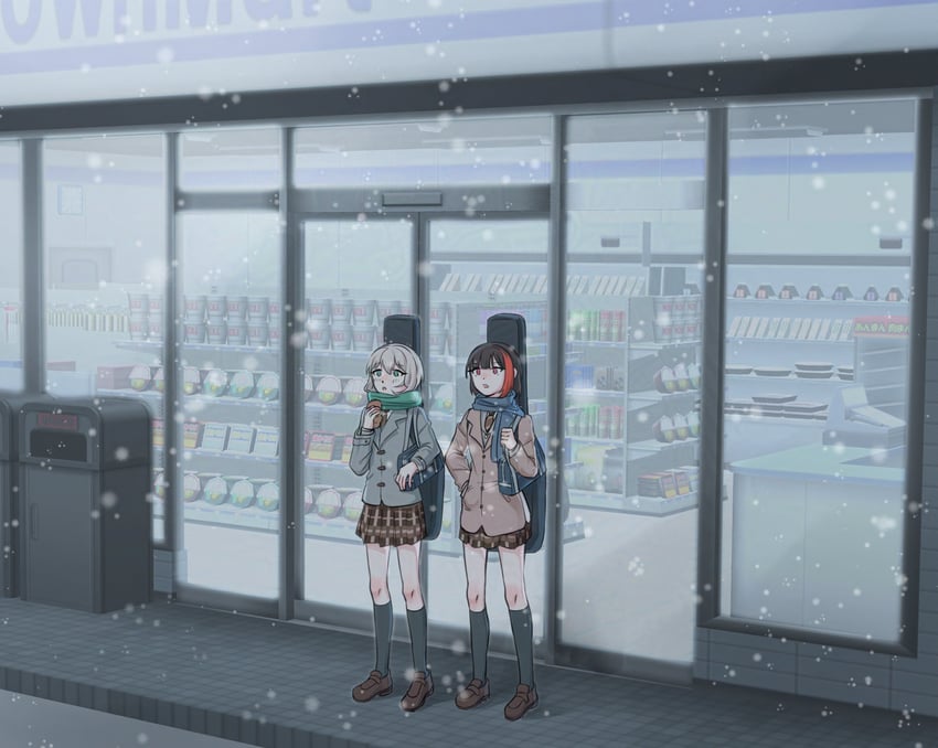 mitake ran and aoba moca (bang dream! and 1 more) drawn by yu_g_yup