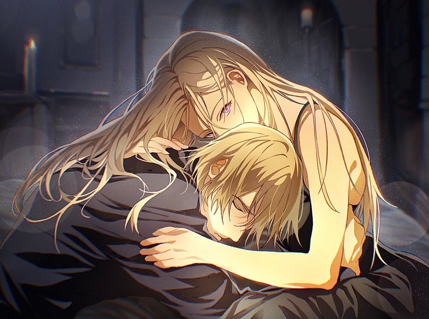 edelgard von hresvelg and dimitri alexandre blaiddyd (fire emblem and 1 more) drawn by soma_otakuu