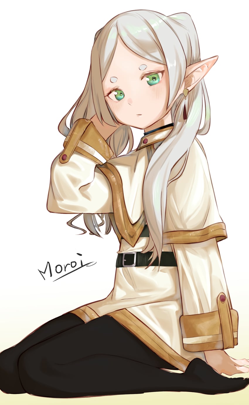 frieren (sousou no frieren) drawn by moroi_(user_ckvv4434)