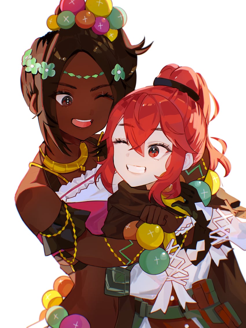 anna and timerra (fire emblem and 1 more) drawn by mariirasuto7