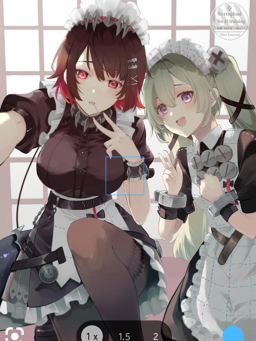 ellen joe and corin wickes (zenless zone zero) drawn by komesiwo_syumi