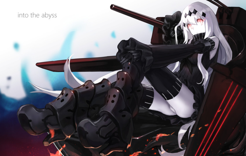 aircraft carrier water oni (kantai collection) drawn by weasel_(close-to-the-edge)