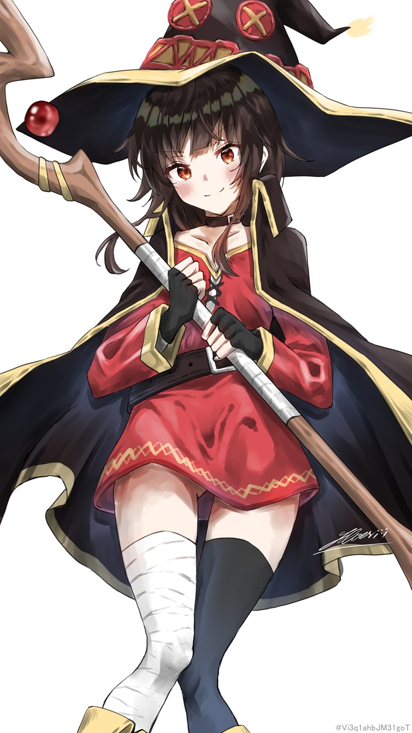 megumin (kono subarashii sekai ni shukufuku wo!) drawn by shirubaa