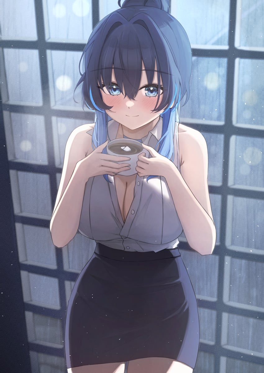 ouro kronii (hololive and 1 more) drawn by mofu07519