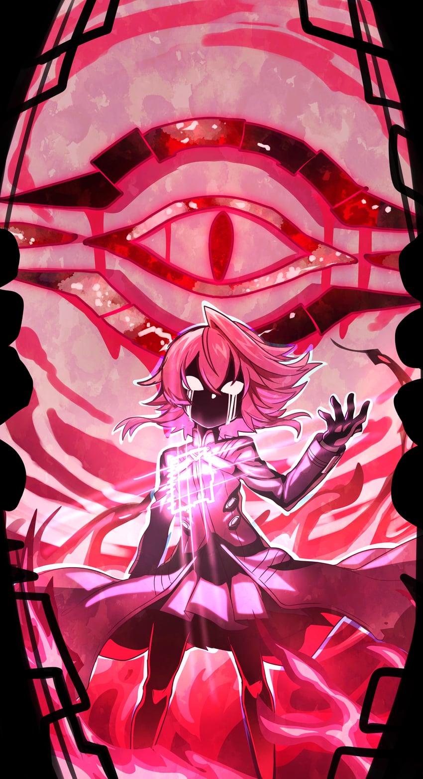 hoshino and hoshino terror (blue archive) drawn by mioshi_(vixis340)