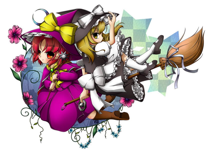 kirisame marisa (touhou and 1 more) drawn by kakiikada