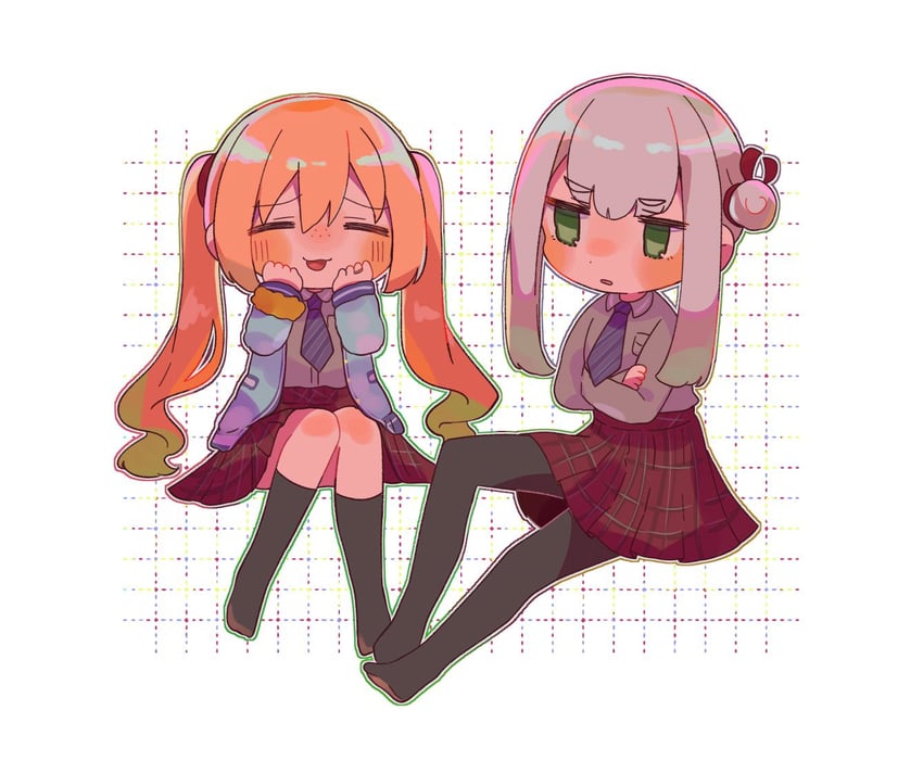 kagura san and yukari miyuri (mahou shoujo madoka magica and 1 more) drawn by hara_(nanohara)
