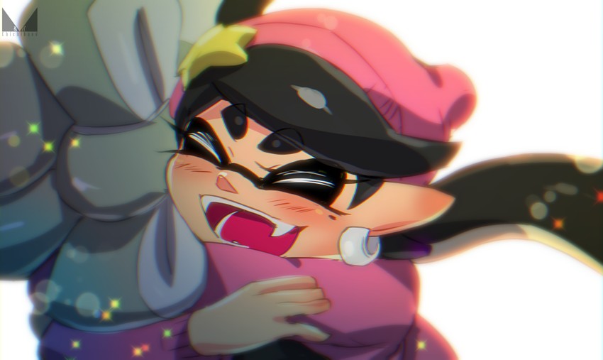 marie and callie (splatoon and 1 more) drawn by chichi_band