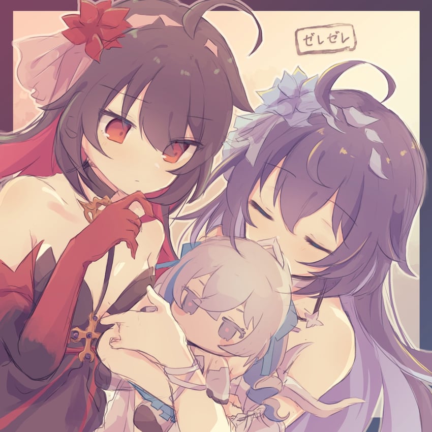 bronya zaychik, seele vollerei, and seele (honkai and 1 more) drawn by konoquro