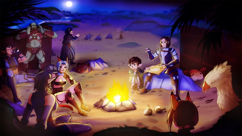 adventurer (final fantasy and 1 more) drawn by peti_(amaipetisu)