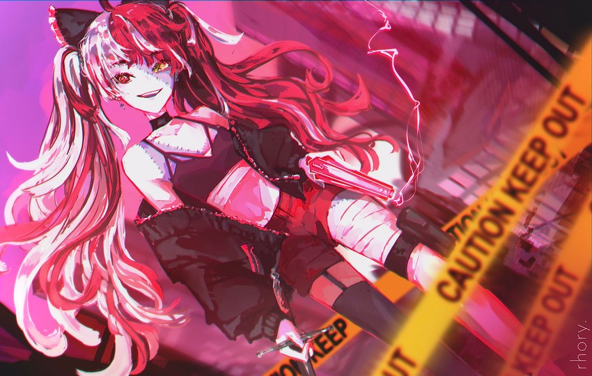 kureiji ollie (hololive and 1 more) drawn by newcie