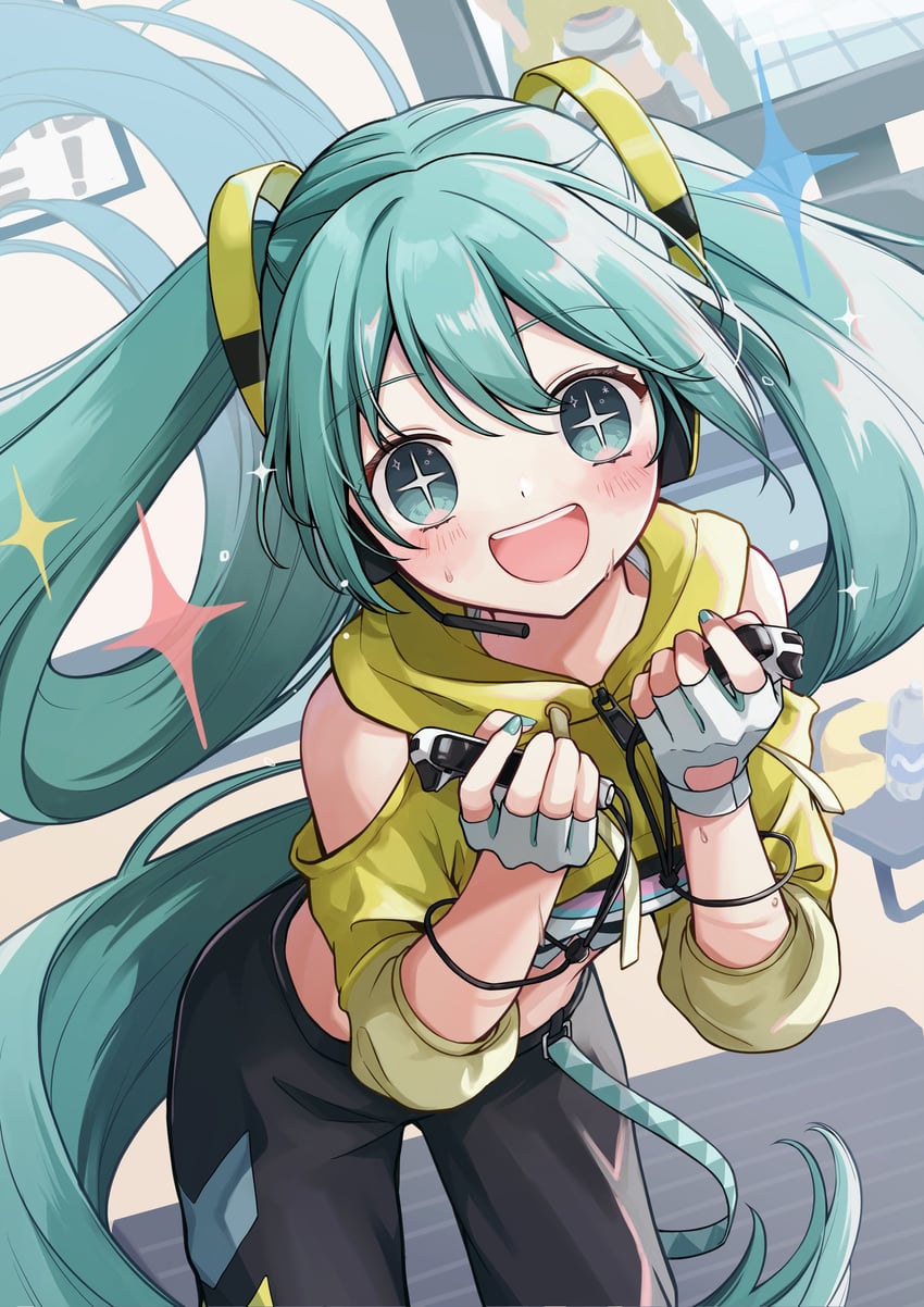 hatsune miku (vocaloid and 2 more) drawn by nagitofuu