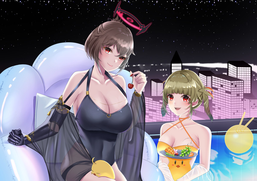 manjuu, duca degli abruzzi, and giuseppe garibaldi (azur lane) drawn by konparu_uran