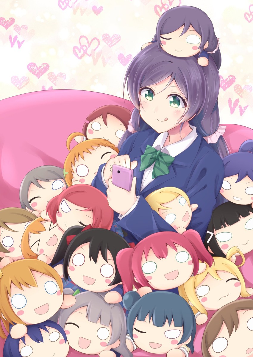nishikino maki, tojo nozomi, sonoda umi, yazawa nico, ayase eli, and 13 more (love live! and 3 more) drawn by chiro_(bocchiropafe)