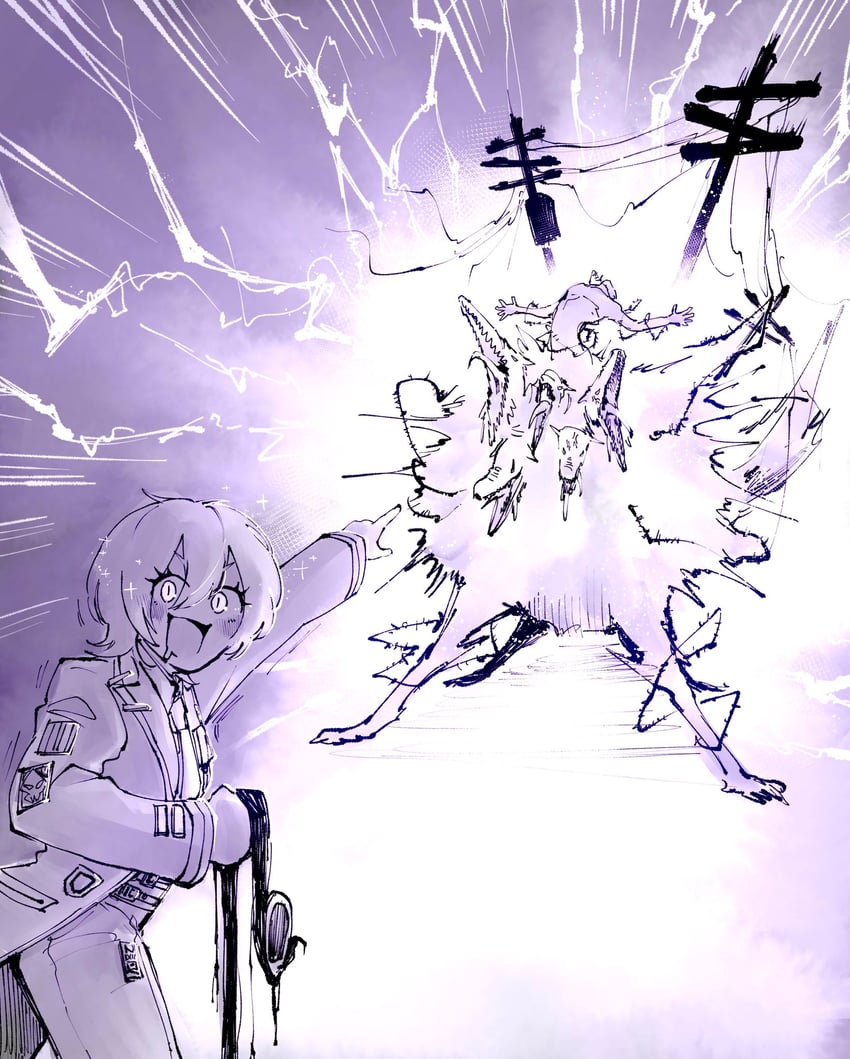don quixote, peccatulum irae, and alleyway watchdog (project moon and 1 more) drawn by yatsumeunagi