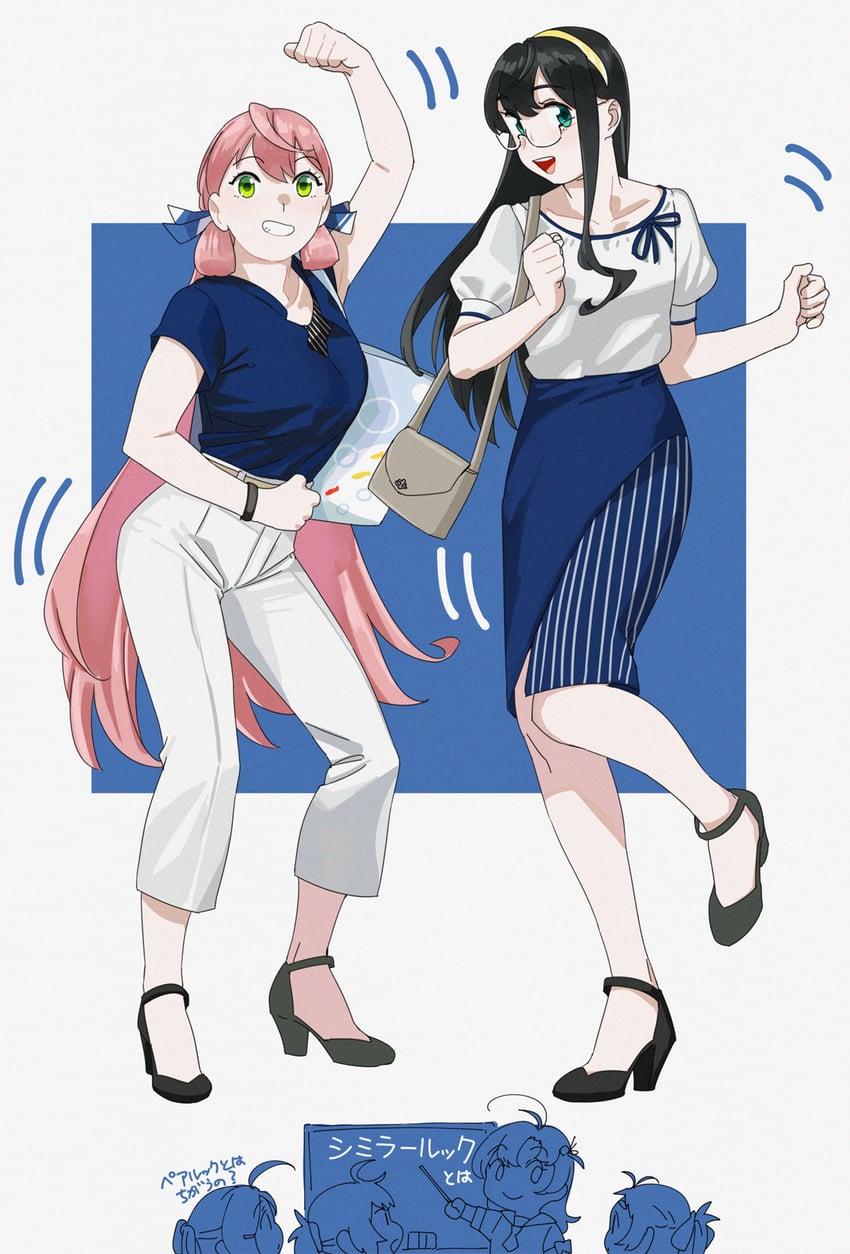 ooyodo, akashi, aoba, kinugasa, mamiya, and 2 more (kantai collection and 1 more) drawn by ojipon