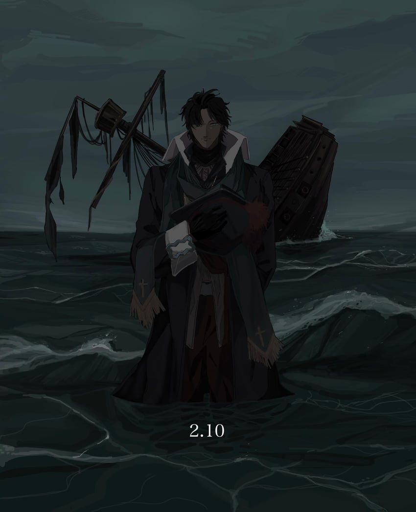bartholomew roberts (fate and 1 more) drawn by genjitsu_(pb_dbi)