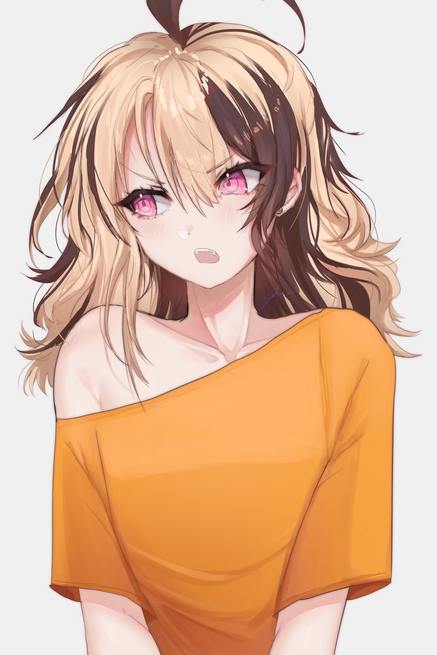 gigi murin (hololive and 1 more) drawn by 0yamiiii