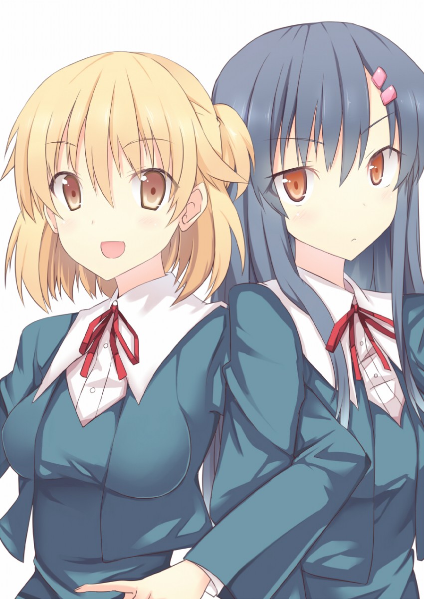shinohana mayu and kodou tamaki (power of smile) drawn by nakatama_kyou