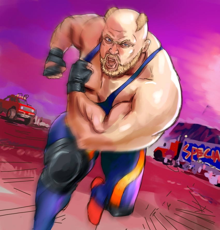 big bear (fatal fury) drawn by l.g_(greenforce1)