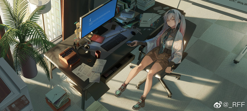 lwmmg and lam (girls' frontline and 1 more) drawn by rff_(3_percent)