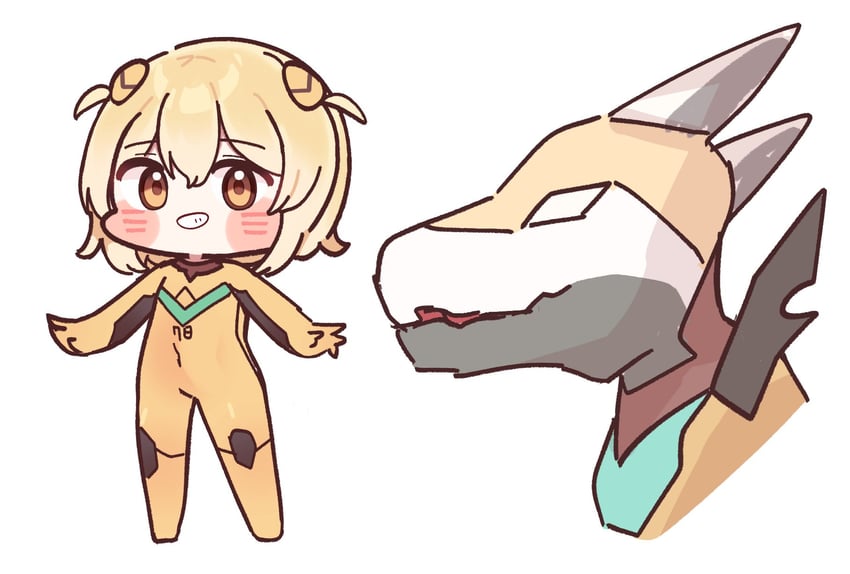 liter and volt (neon genesis evangelion and 1 more) drawn by mming_(mmingis18)