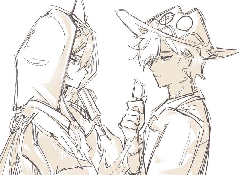 ororon and ifa (genshin impact) drawn by sj35996795