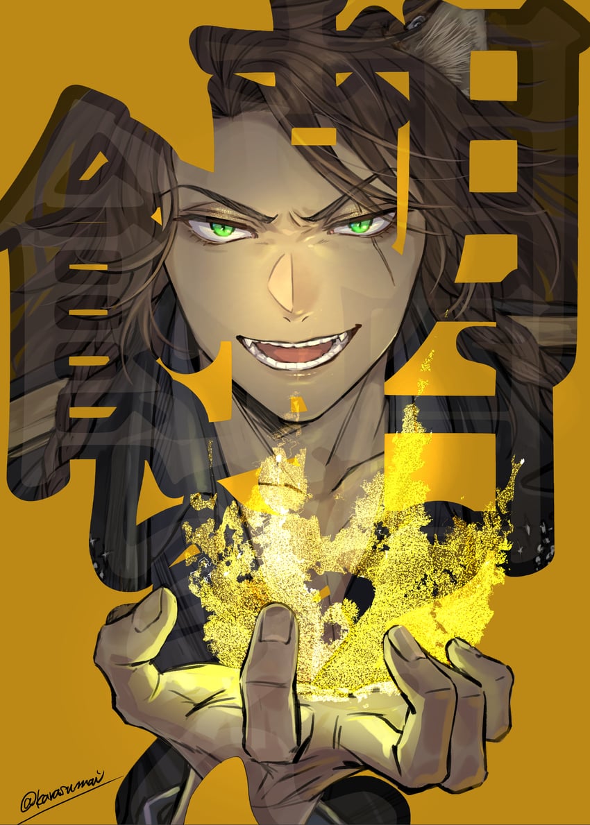 leona kingscholar (twisted wonderland) drawn by crowdance