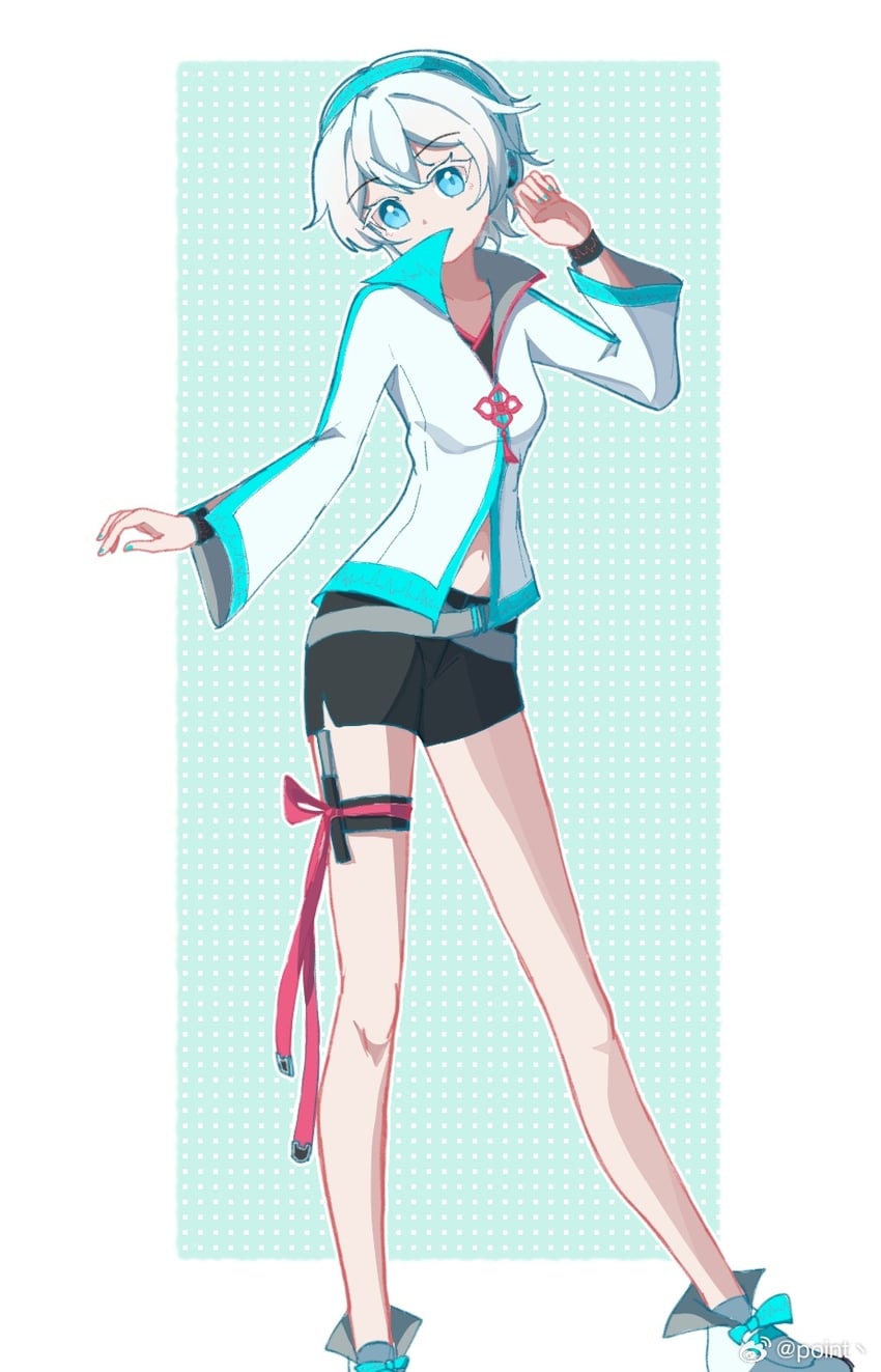 yanhe and yanhe v3 (vocaloid and 1 more) drawn by pointzhu