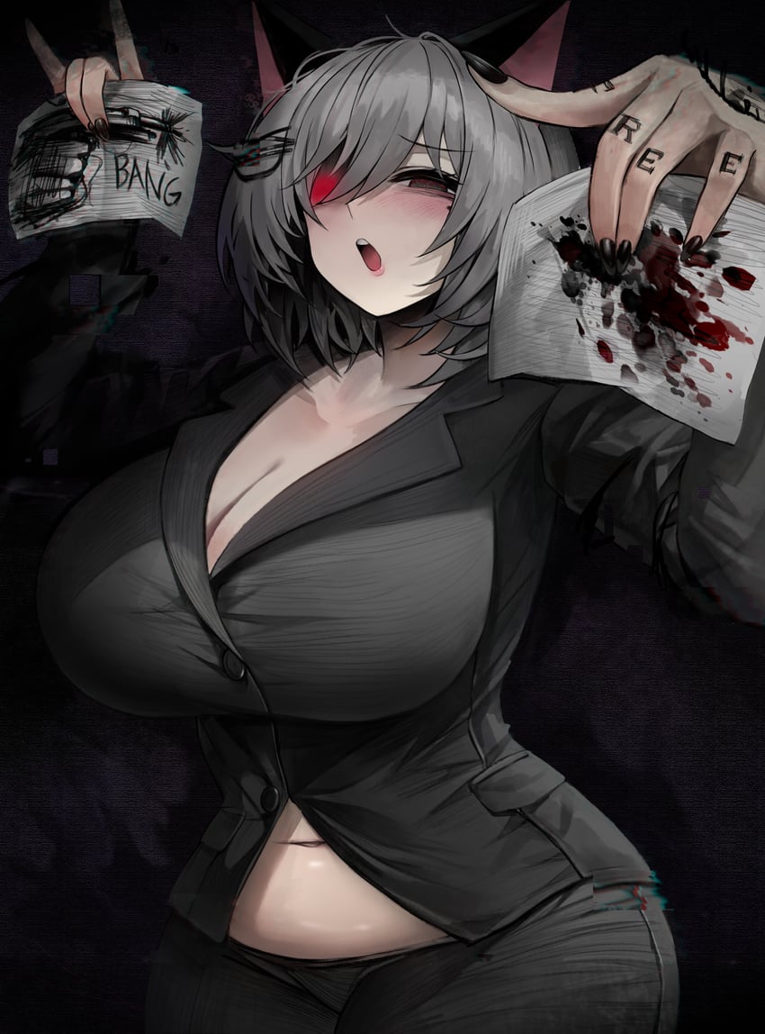 havoc-chan (original) drawn by suou-sensei