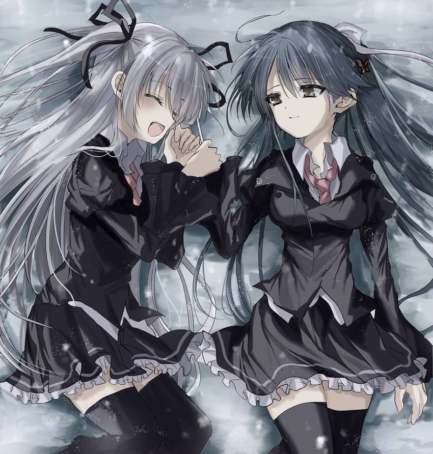 nakamura reika and toritani shizuru (sakura no uta and 1 more) drawn by kasukasugom1
