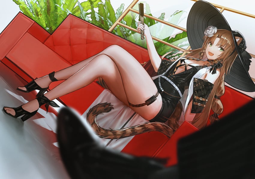 swire and swire the elegant wit (arknights) drawn by ganet_p
