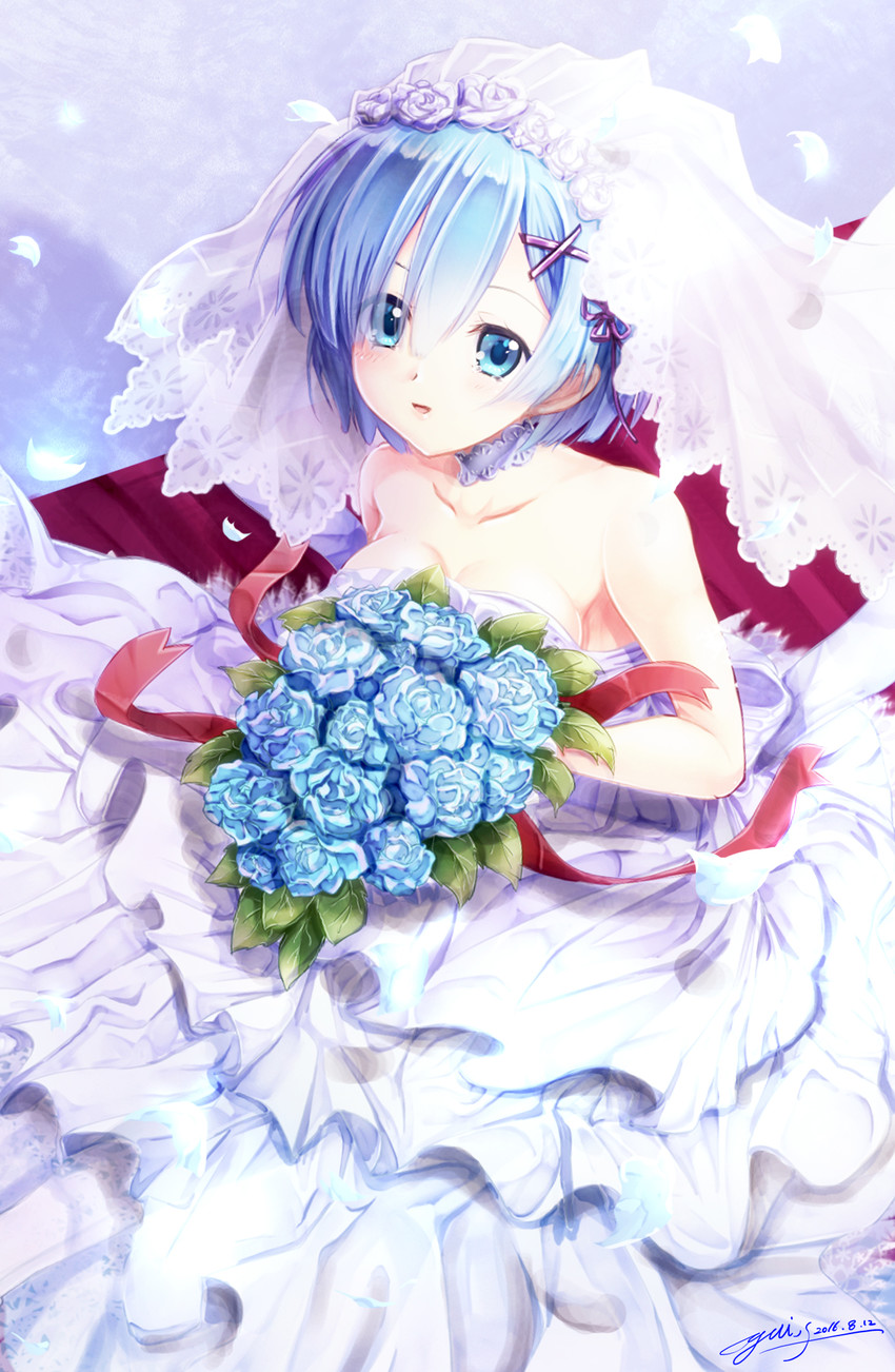 rem (re:zero kara hajimeru isekai seikatsu) drawn by yuitsuki1206