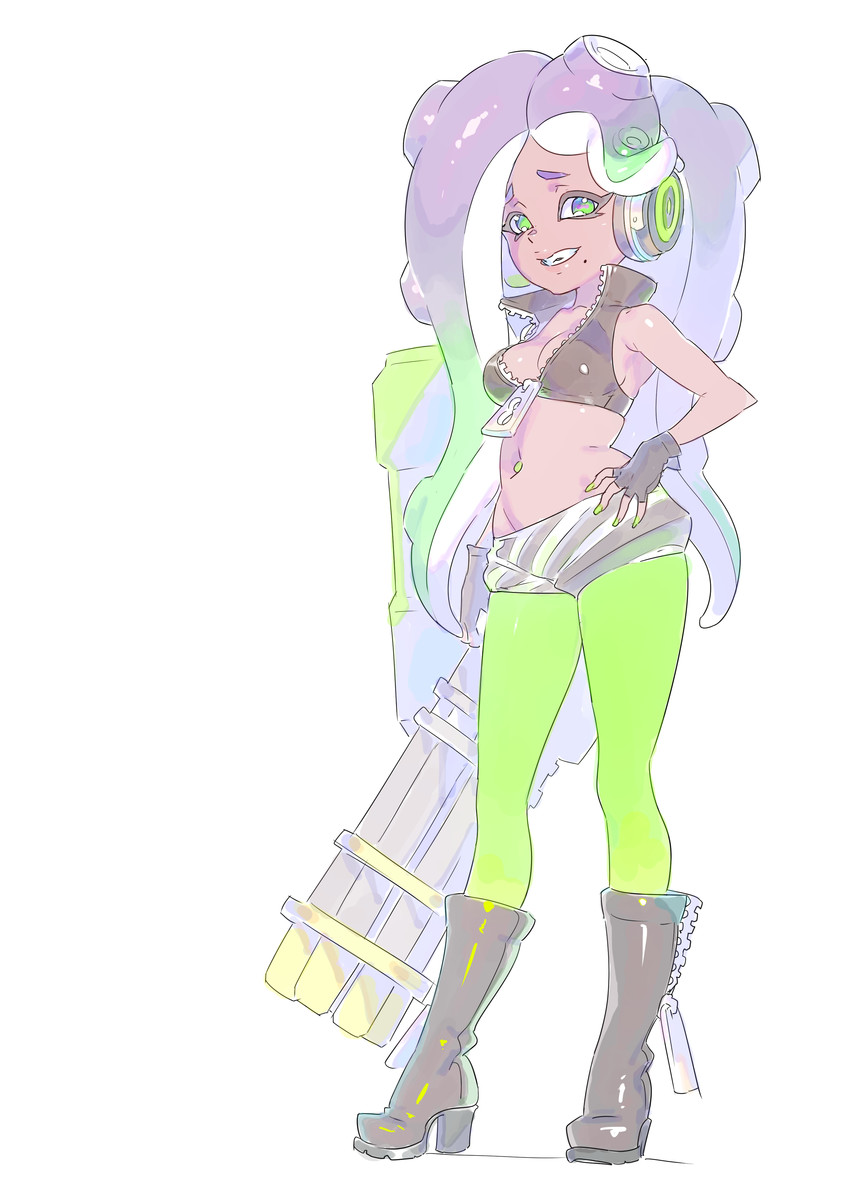 marina (splatoon and 1 more) drawn by enkyo_yuuichirou