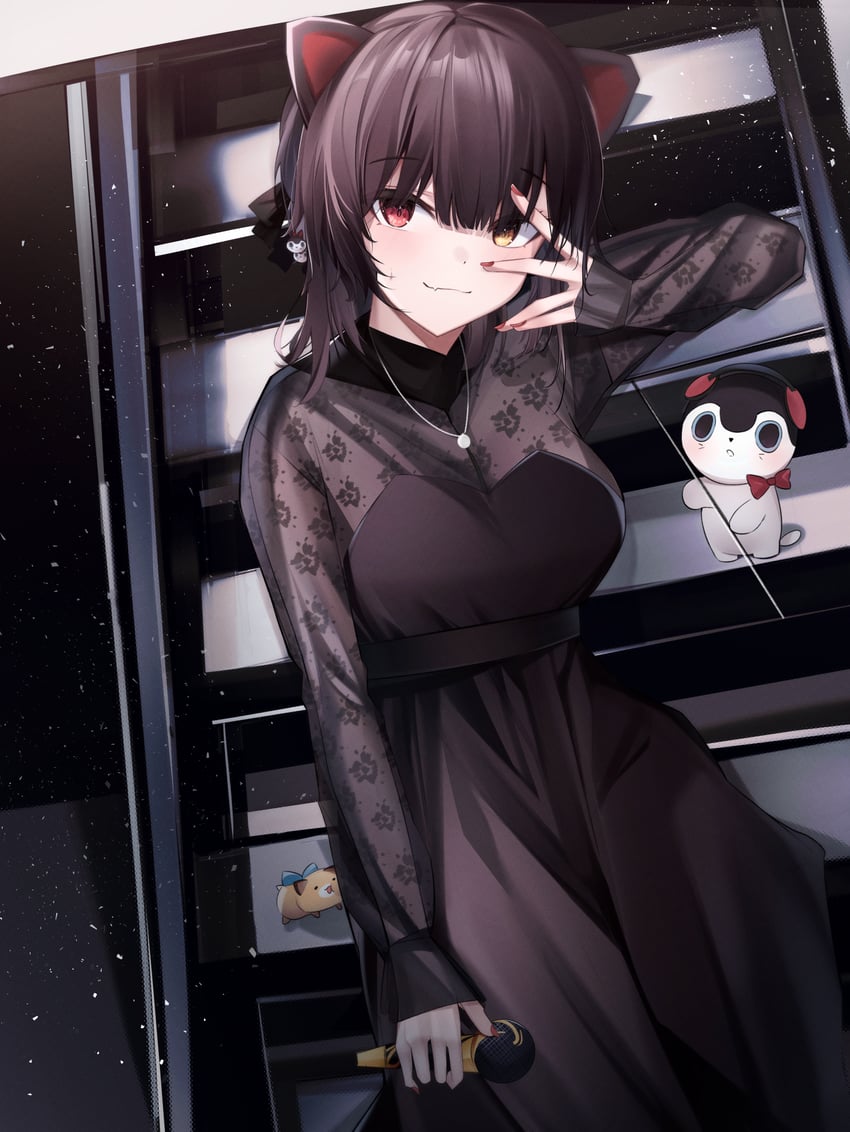 inui toko, banken, and gonzalez (nijisanji) drawn by simoxia