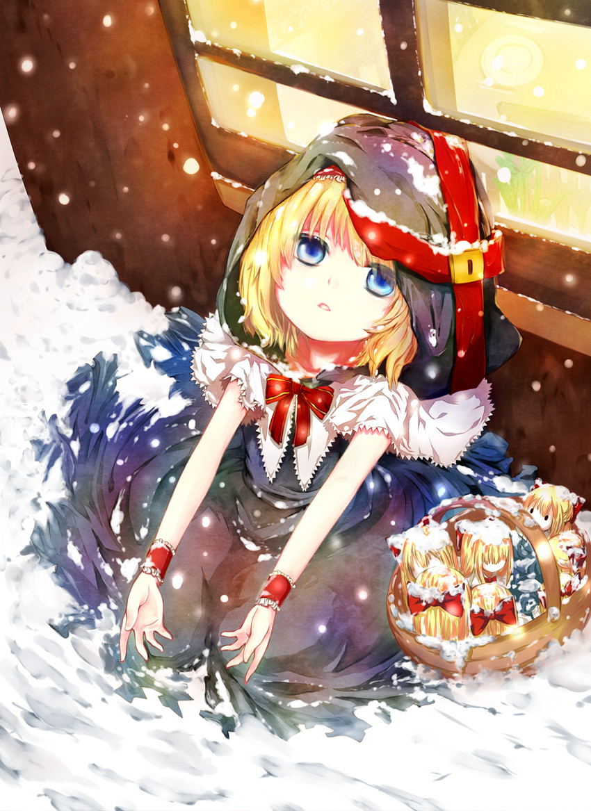 alice margatroid, shanghai doll, and little match girl (touhou and 1 more) drawn by luoz