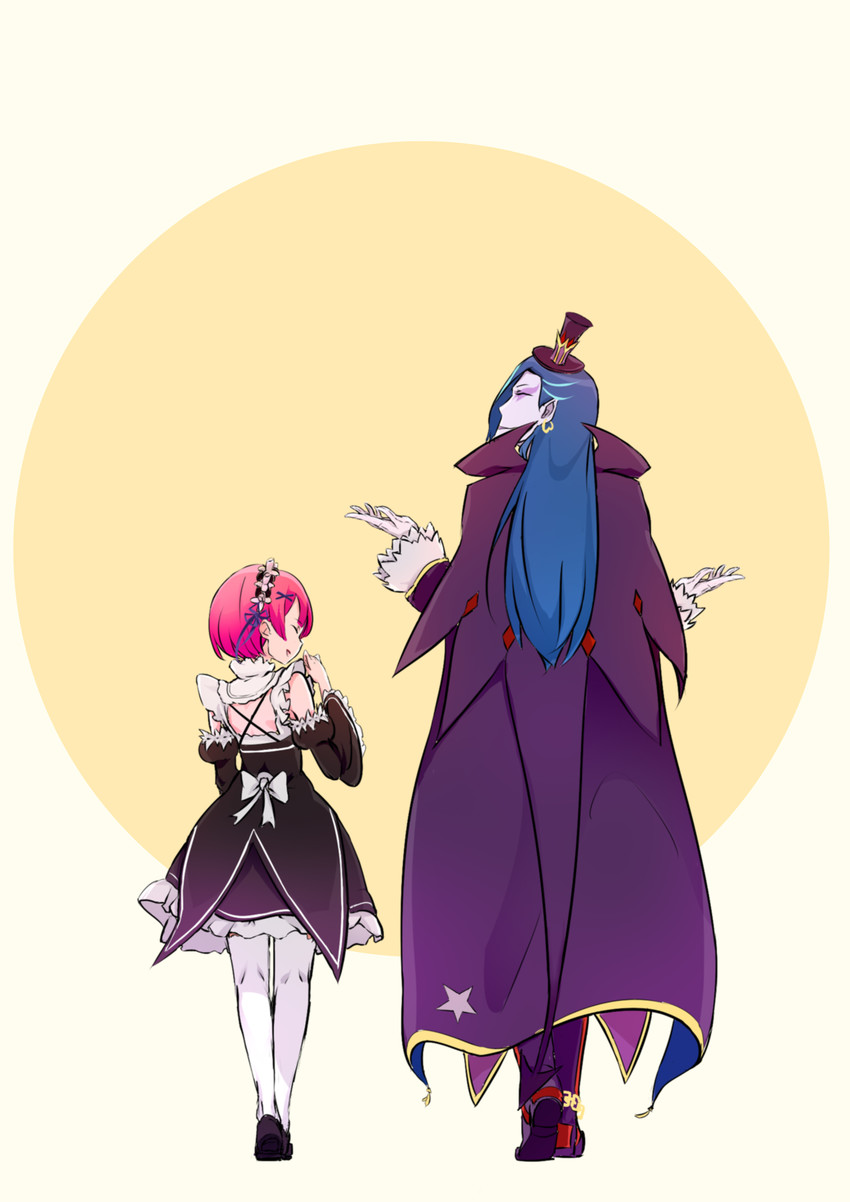 ram and roswaal l. mathers (re:zero kara hajimeru isekai seikatsu) drawn by doujiang_rr