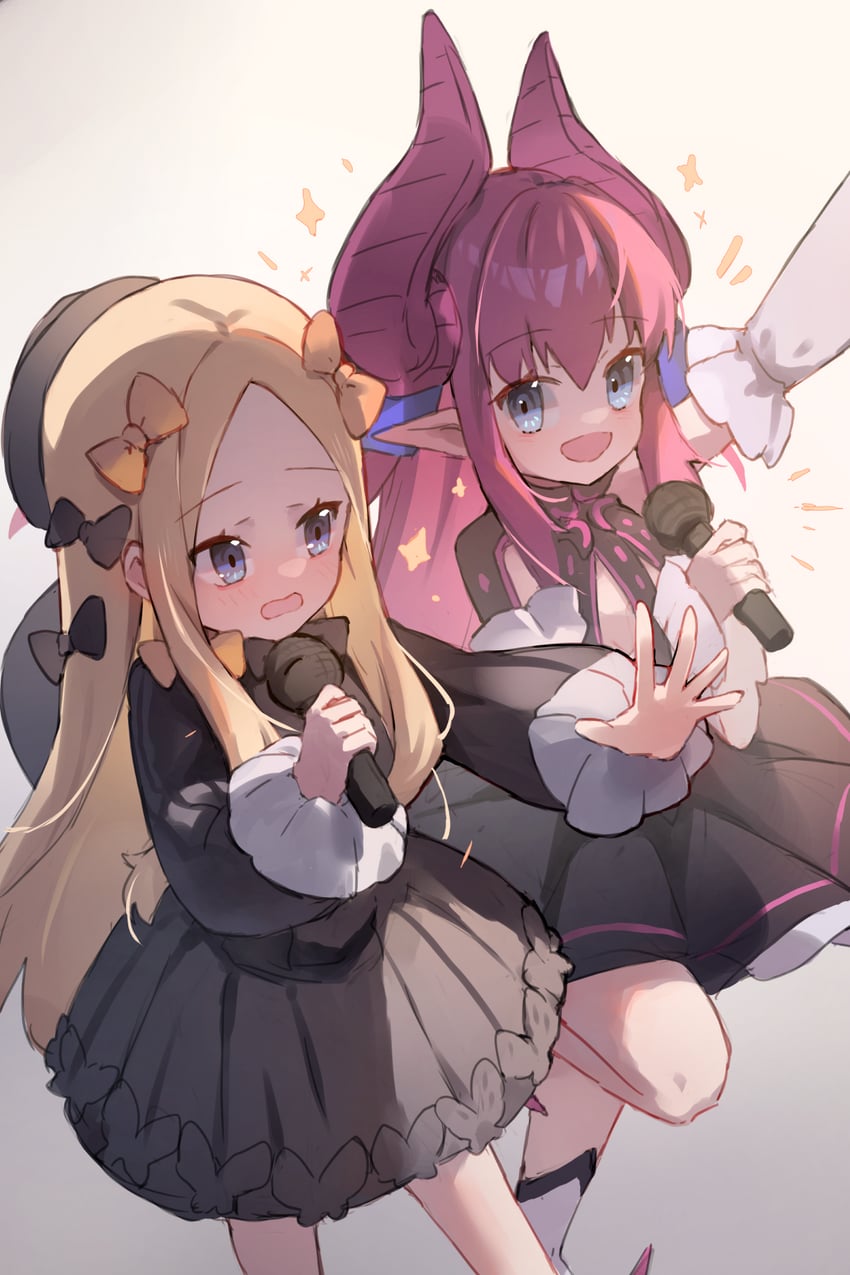 abigail williams and elizabeth bathory (fate and 3 more) drawn by miya_(miyaruta)
