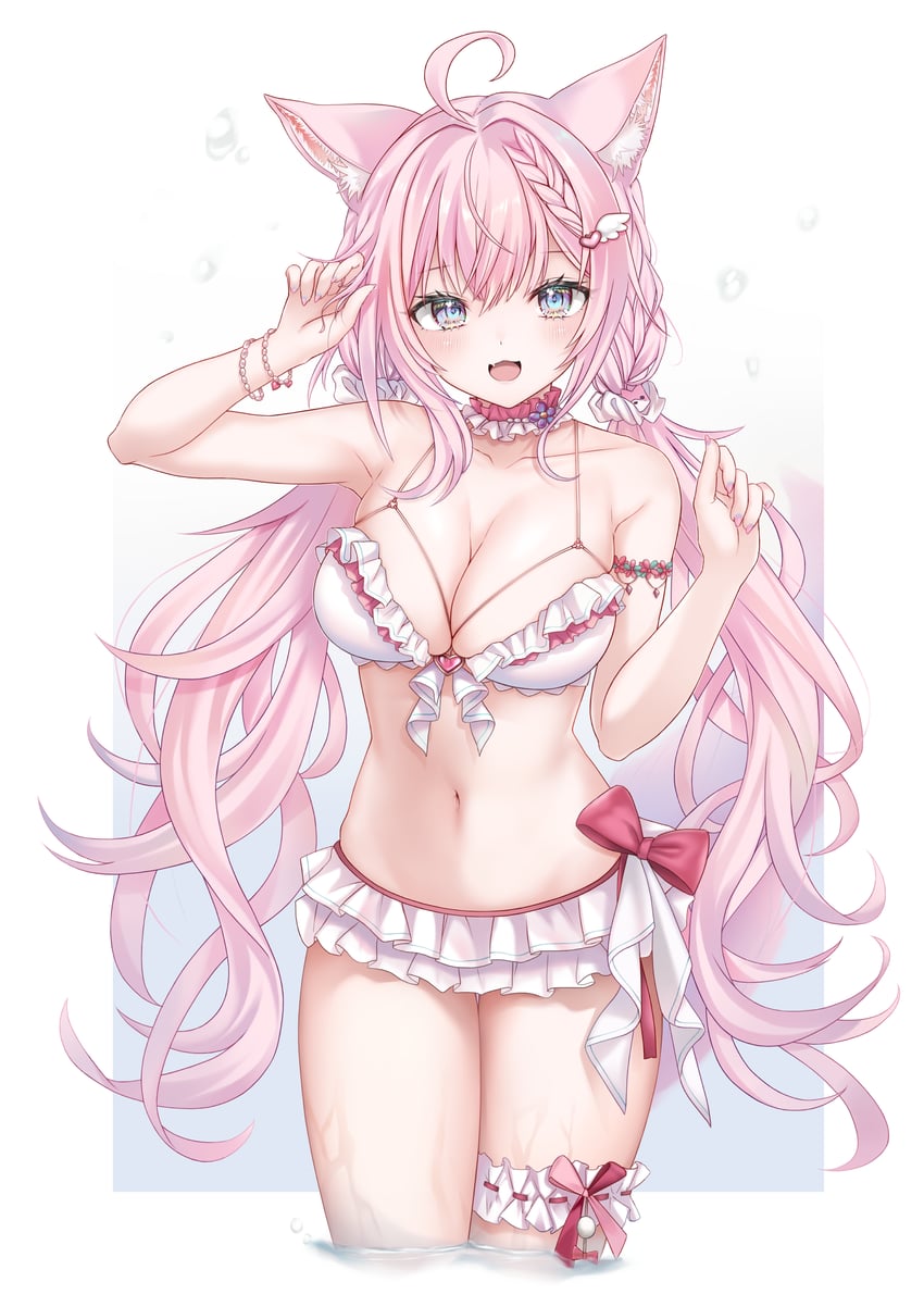 hakui koyori and kokoro (hololive) drawn by chicami